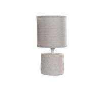 ITEM INTERNATIONAL Lampe en Grès - Ivoire - Hauteur 26.5 cm - Diamètre abat-jour 14 cm - Ampoule E14 non incluse IVOIRE G