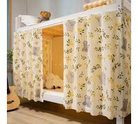 ITODA Rideau de Lit Epaissis Rideau Occultant pour Lit Superposé ou Lit Cabane Ciel de Lit Moustiquaire Etanche Rideau Opaque Anti-poussière Anti-Insectes pour Dortoir d'Étudiants, Koala, 3pcs