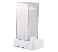 Itonash Dispensateur de Coton en Coton Automatique, Distributeur de Support Maquillage en , Organisateur Cosmétique pour une Peau Propre, Bien Rangée et Saine (Blanc)