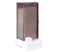 Itonash Dispensateur de Coton en Coton Automatique, Distributeur de Support Maquillage en , Organisateur Cosmétique pour une Peau Propre, Bien Rangée et Saine (gris)