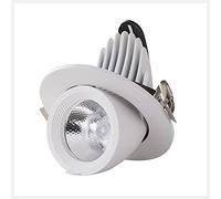 ITOSUI Spot encastré LED pour Plafond, Montage affleurant, luminaire d'éclairage directionnel orientable, Spot d'accentuation, Spots de Plafond pour galerie, Couloir ou Salon (Couleur : 6000k-10W)