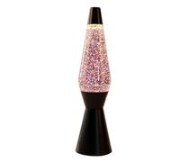 Itotal - Lava Lamp 36 Cm - Black Base And Glitter (Xl2344)