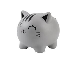 Itotal - Piggy Bank - Grey Cat (Xl2501)