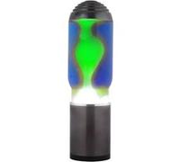 ITotal XL2194 Lampe ADA à Lave avec Base Gris Foncé, Liquide Bleu et Cire Verte