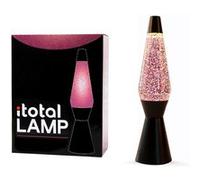 Itotal - Lava Lamp 36 Cm - Black Base And Glitter (Xl2344)