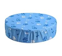 ITRHJTGP Housse Salon de Jardin Exterieur Oxford Cloth Round Furniture Cover Dustproof Waterproof for Outdoor Patio Garden Terrace Round Table Cover Pool Protective Case(82cm)