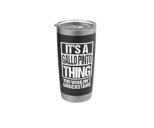 It's A Gallo Pinto Thing You Wouldn't Understand Costa Rica Gobelet isotherme en acier inoxydable double paroi