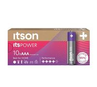 ITSON Blister de 10 Piles Alcalines LR03/AAA 1,5V ItsPOWER