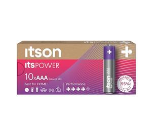 ITSON Blister de 10 Piles Alcalines LR03/AAA 1,5V ItsPOWER