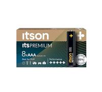ITSON Boîte de 8 Piles Alcalines LR03/AAA 1,5V itsPREMIUM