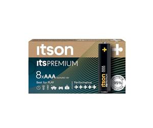 ITSON Boîte de 8 Piles Alcalines LR03/AAA 1,5V itsPREMIUM