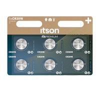 ITSON, CR2016 Battery, 3V, Coin Lithium Battery, Pack of 6