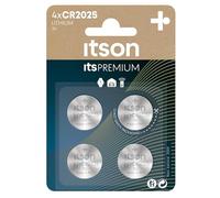ITSON Pack 4 Piles Bouton Lithium CR2025 3V Idéale e Voiture, Montre