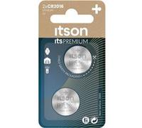 ITSON, CR2016 Battery, 3V, Coin Lithium Battery, Pack of 2