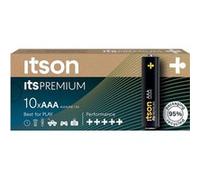 ITSON Pack de 10 Piles Alcalines LR03/AAA 1,5V itsPREMIUM G