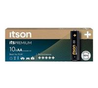 ITSON Boîte de 10 Piles Alcalines LR6/AA 1,5V itsPREMIUM
