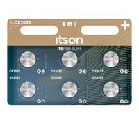 ITSON Pack de 6 Piles Bouton Lithium CR2032 3V Idéale e Voiture, Balance G