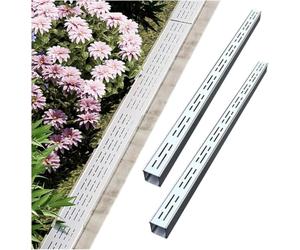 ITTRUH Canal de Drainage étroit en Acier Inoxydable, 1 crépine gouttière linéaire for Cour, Jardin, Ferme, tranchée avec Grille Amovible