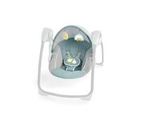 Ity by Sun Valley Canopy Portable Swing - Auvent, 2 jouets, siege inclinable 2 positions - Unisexe - 0-9 mois - Gris