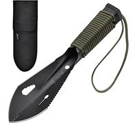 iunio Truelle de randonnée, Camping, randonnée, Pelle Portable, Outil Multifonction, Outil de Camping ultraléger, avec Pochette de Transport, pour Le Jardinage, l'extérieur, la Survie