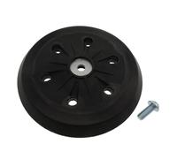 IUSOT 1 coussinet de support de 150 mm, crochet et boucle avec 6 trous d'extraction de poussière, compatible avec ponceuse orbitale Metabo SXE 450 Bosch 27627