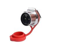 IVEKYKIBC Connecteur d'alimentation Rapide for câbles et Fils LP24 à 2 conducteurs, Type Fil verrouillable, sans Soudure, fiche Prise industrielles étanches for l'aviation(Single Hole Male Socket)