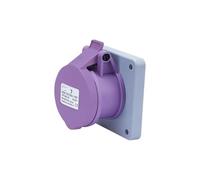 IVEKYKIBC Connecteur Industriel étanche IP44 Basse Tension à Deux conducteurs, Norme européenne, 20-25 V, for Aviation, 16A - 32A(16A Concealed Socket)