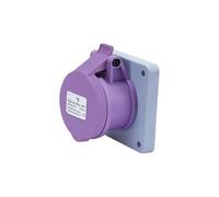 IVEKYKIBC Connecteur Industriel étanche IP44 Basse Tension à Deux conducteurs, Norme européenne, 20-25 V, for Aviation, 16A - 32A(32A Concealed Socket)
