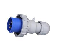 IVEKYKIBC Prise Industrielle dissimulée Oblique étanche IP67 à 3 conducteurs 16 A/32 A, fiche Aviation mâle et Femelle, Station d'accueil 380 V(3 Core 16A Plug)