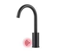 iVIGA Capteur de robinet : Robinet de Salle de bain Capteur Infrarouge Pour Salle de Bain - Robinet de salle de bain automatique avec boîtier de commande - Mélangeur de température, noir