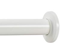 Ivilon Tringle à rideau à ressort pour fenêtre ou douche, extensible de 61 à 91,4 cm, ivoire