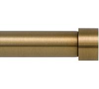 Ivilon Tringle à rideau de fenêtre - Design de style embout de 2,5 cm - 28 à 48 pouces - Couleur or chaud