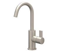 IVY Pact Mitigeur de lavabo - montage sur plage - bec orientable - coldstart - nickel brossé PVD 6101203