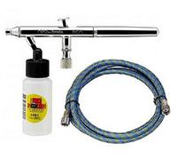Iwata Neo HP-BCN-E 0,5 Aérographe avec tube à air toilé Fengda 3 m Raccord 1/8-1/8