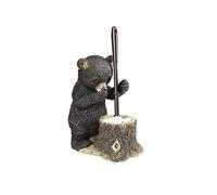 IWENZHKPA Brosse WC Ensemble De Brosse Toilette Et Support, Cuvette Décoration d'ours, Nettoyage en Profondeur pour La Salle Bains Toilette Et Supports
