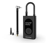 iWotto E light Gonfleur Électrique Portable, Écran LCD avec Capteur, Lampe Torche LED, Compresseur pour Voiture, Motocyclettes, Vélos, Ballons... Gonfleur sans Fil et Électrique + Batterie Externe