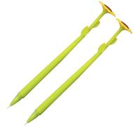 IWOWHERO 2 Pièces Stylo Gel Tournesol 0,5mm en Plastique, Vert | Paquet, Dessin et Marquage, pour t Début de Trimestre