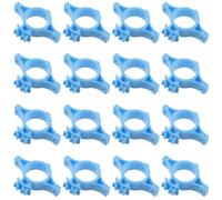 IWOWHERO 20 Pièces Isolateur Compatible Électronique avec Anneau Clôture Pivotant pour Accessoire de Sécurité Intermédiaires Poteaux pour Terminaux et