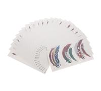 IWOWHERO 20 Pièces Tatouages Temporaires Papier Football pour Visage et Peau Style Vibrant et Portable, pour Festival de Football et