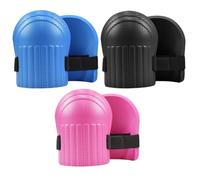 IWOWHERO 3 Paires de Genouillères de Travail en Mousse Eva Coussin Léger et Absorption des Chocs pour Pose de Carrelage et Jardinage Extérieur