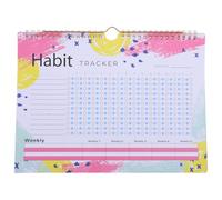 IWOWHERO Agenda Journalier Non Daté Journal de Suivi des Entraînements Suivi Mensuel des Habitudes Planificateur Papier des Habitudes Paquet Apprenant
