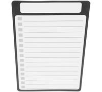 IWOWHERO Bloc-Notes Magnétique PET Tableau Blanc Effaçable Adhésif Aimanté pour Réfrigérateur, Liste de Courses et Mémos, Décoration de Porte de Réfrigérateur, Maison
