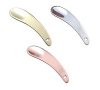 IWOWHERO Cuillères Cosmétiques Cuillères à Crème Maquillage en Alliage de Zinc 3 Pcs pour Crème Contour des Yeux et Sérum pour Voyage et Préparation DIY