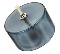 IWOWHERO Lampe à Huile de Table en Verre Rechargeable 3,15 x 3,15 x 1,57 po - lumière Douce et Romantique pour cafés, engagements et Bureaux - décoration de Bureau, Huile de kérosène