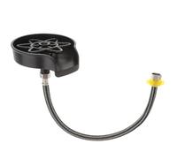 IWOWHERO Lave-verres pour Évier en Abs Noir, Nettoyage Rapide et Complet, 1 Set Pratique Cuisine et Usage Domestique