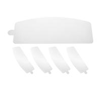 IWOWHERO Lentilles de Visière de Remplacement Écran de Protection de Soudage Lot de 5 en Pvc Blanc 0,25mm D'épaisseur, Entretien Facile pour Casque de Sablage Adapté aux Environnements