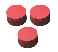 IWOWHERO Lot de 3 Boîtes à Bonbons en Fer-blanc, Coffret Présent Décoratif pour Mariage, Porte-bonbons Réutilisable, Contenant pour Emballage de Bonbons, Coloris Festif, Taille Compacte