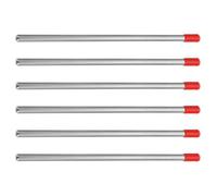 IWOWHERO Lot de 6 Tiges Supports en Acier Inoxydable pour Lave-Vaisselle Porte-Bouteilles Compatible Paniers Standards Égouttoir Compact pour Bouteilles Verres et Carafes Accessoires