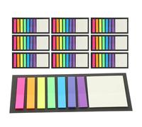 IWOWHERO Onglets De Cahier Collants Marqueurs De Lecture Pour Fournitures Scolaires Usage Enseignant Et Étudiant Lot De 10 Livres