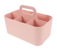 IWOWHERO Organisateur de Rangement pour Cosmétiques Boîte Compartimentée en Plastique avec Poignée Design Polyvalent Portable et Fournitures de Bureau pour Bureau ou Espace de Travail